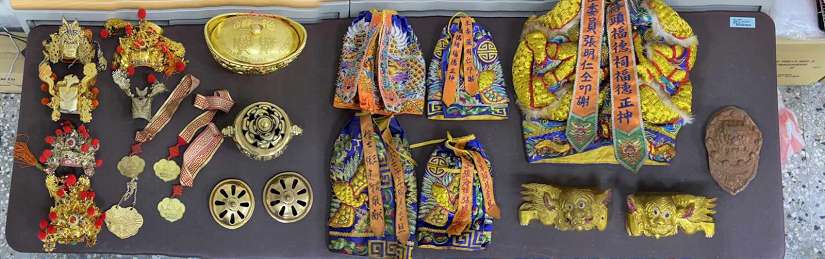 大膽賊人 土地公的衣服也敢偷 白河警循線逮人