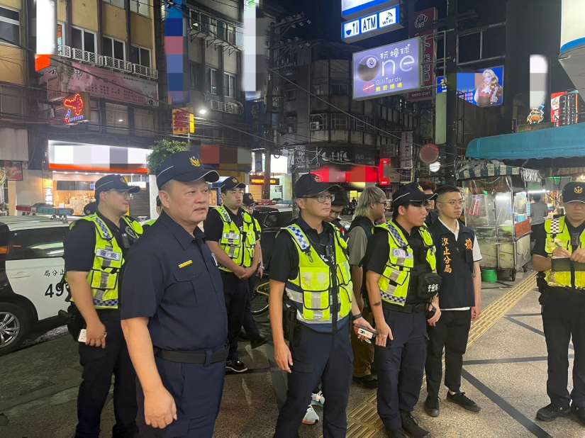 掃蕩不法幫派」擴大臨檢 汐警強力執法維護治安