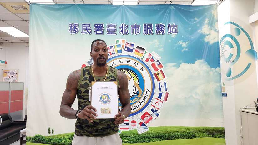 前NBA巨星魔獸申獲臺灣「就業金卡」